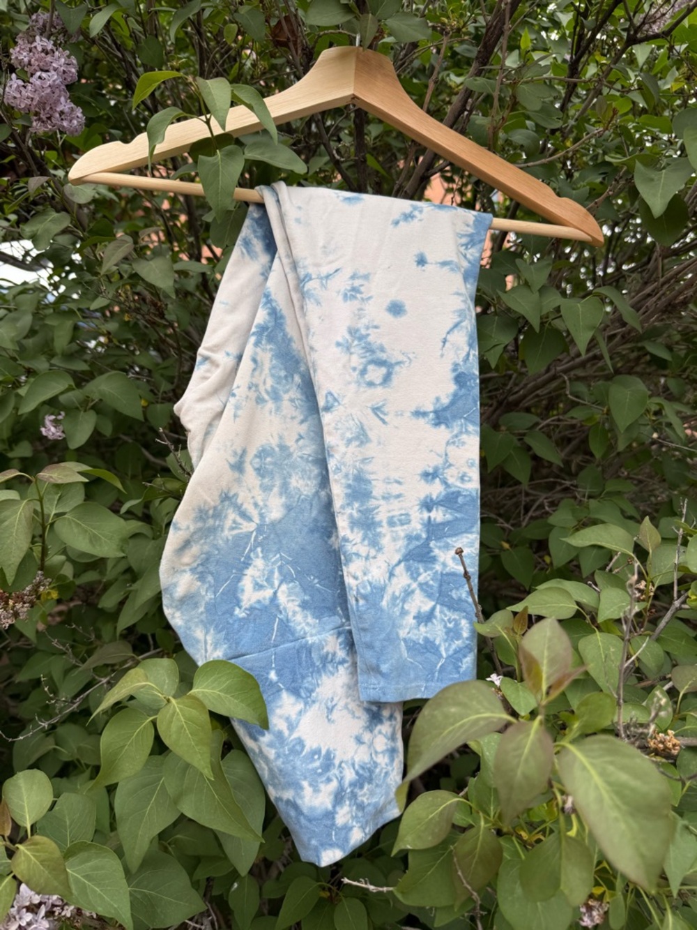 Groceries Apparel - Pax Leggings - hand-dyed indigo marble / Size S